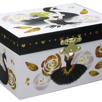 Caja de joyas con cisne y música para venta al por mayor de Magni ApS