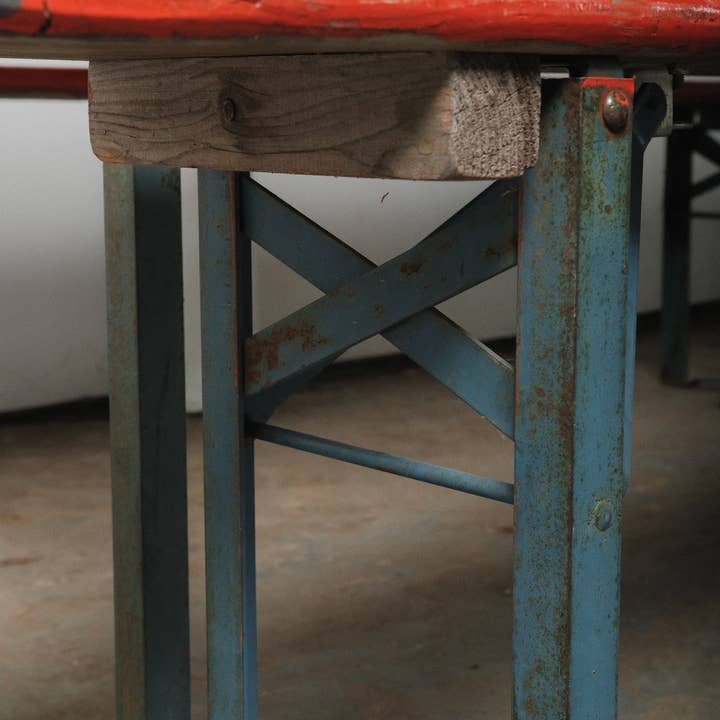 Golden Oldies Antiques - Wholesale Patio table - Vintage Beer Garden Set - Biergartin Table & Benches7