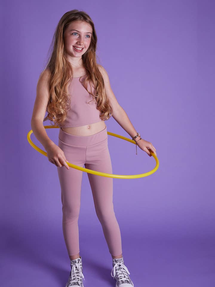 TEENAGE COLLECTION: BLUSH MAUVE TWO-PIECE SET for wholesale by Mylily London