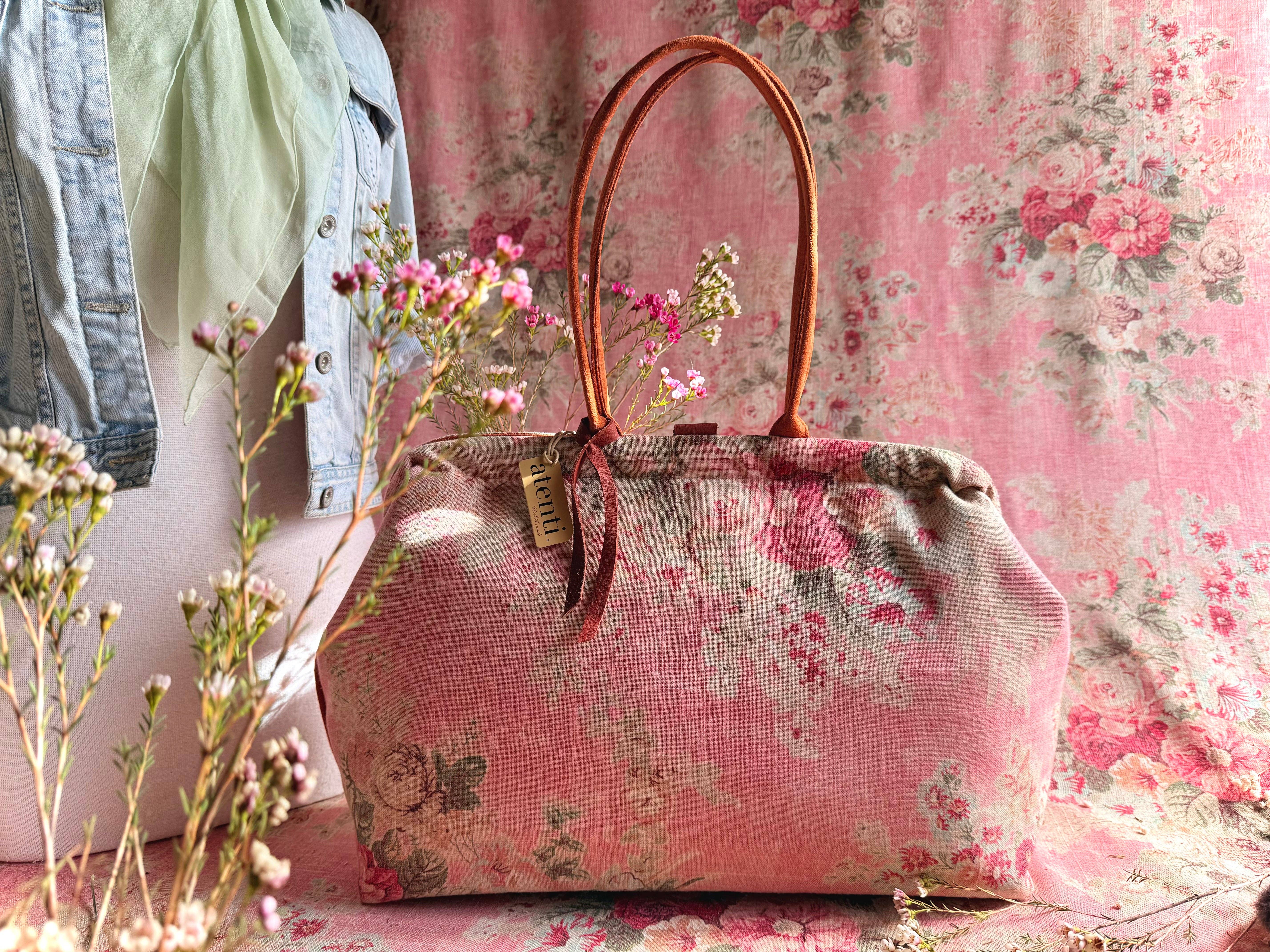 Atenti - Wholesale Tote Bag - Women's - Rosewood Pioneer5