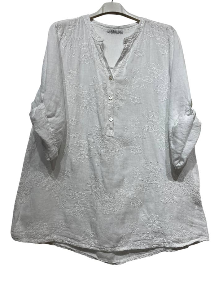 LINEN & COTTON HOUSE - Wholesale Button Down Shirt - Women's - 1361 LINEN SHIRT SPRING SUMMER CLOTHING