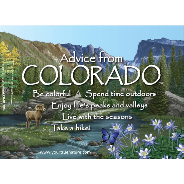 Advice from Colorado Jumbo Magnet for wholesale by Advice for Life by Your True Nature