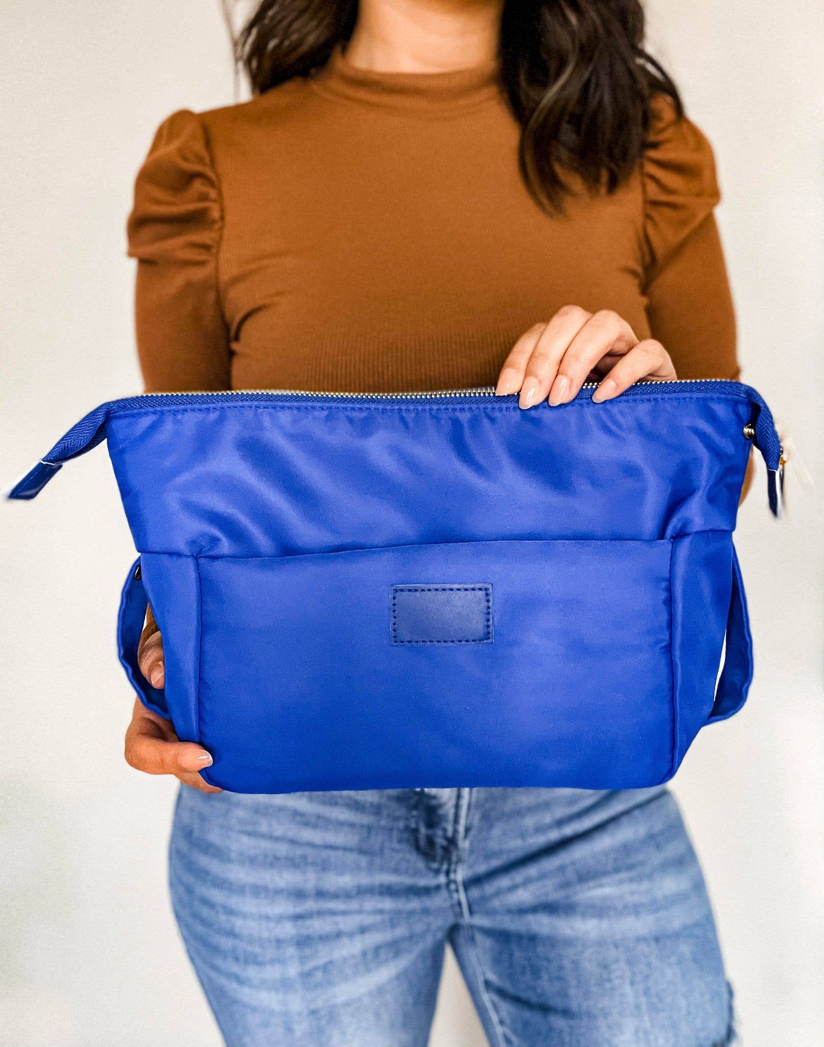 Mugsby - Wholesale Makeup/Cosmetic Bag - Royal Blue Cosmetic Bum Bag, Cosmetic Pouch, Makeup Pouch0