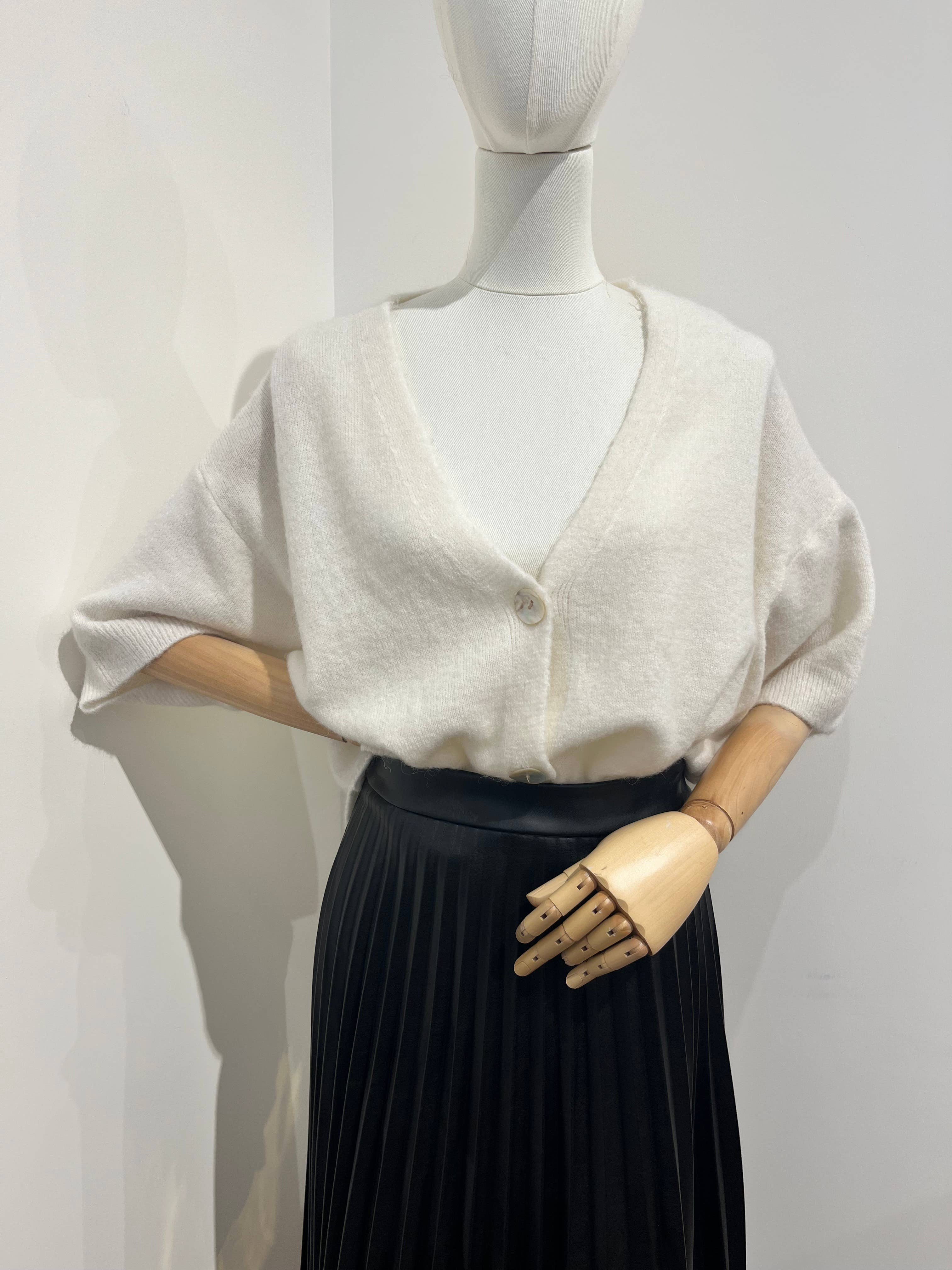 Orice – Engroshandel Cardigan - Dame – Kortærmet vest i 30% baby alpaka strik - Orice20