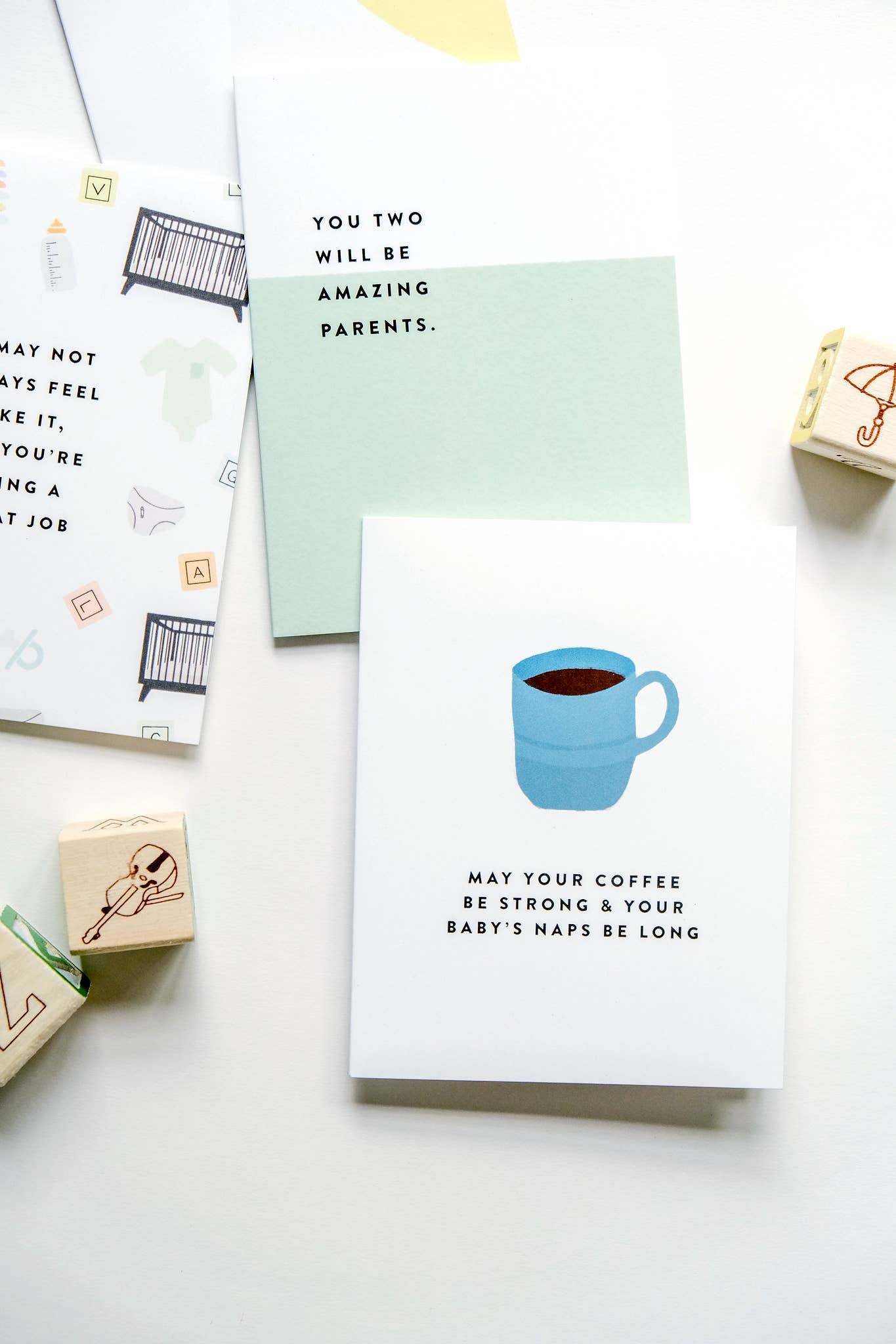 Joy Paper Co. - Wholesale Baby Card - Coffee & Naps Baby Card1