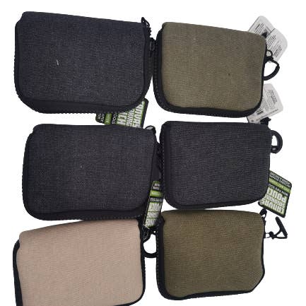 Novelty Brands - Wholesale Retailer Display - Home & Living - Smokezilla Canvas Smoking Zipper Bag Assortment- 6/Display