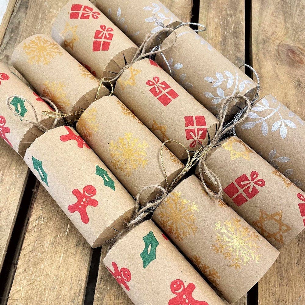 &Keep – wholesale DIY craft kit – Kraft Brown Christmas Cracker Making Kit (6)2