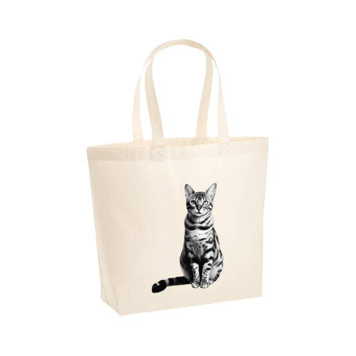 Purrfect Friends - Vente Tote bag – unisexe - Sac de courses - Motifs de races de chats5