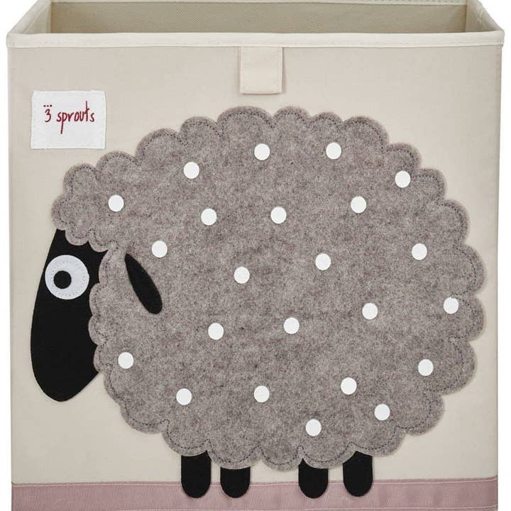 3 Sprouts - Wholesale Storage Bin - Kids & Baby - Sheep Storage Box