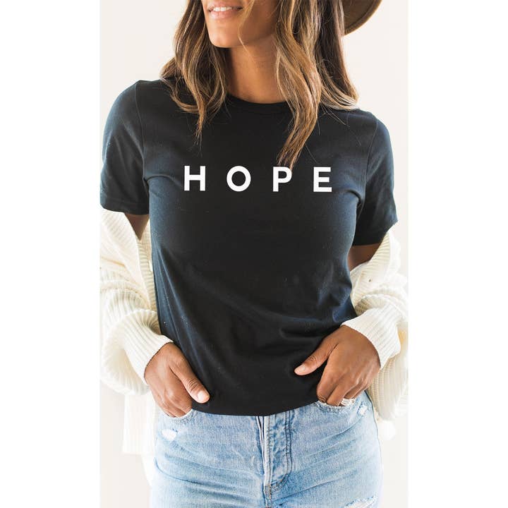 Camiseta Hope Graphic por atacado de Kissed Apparel