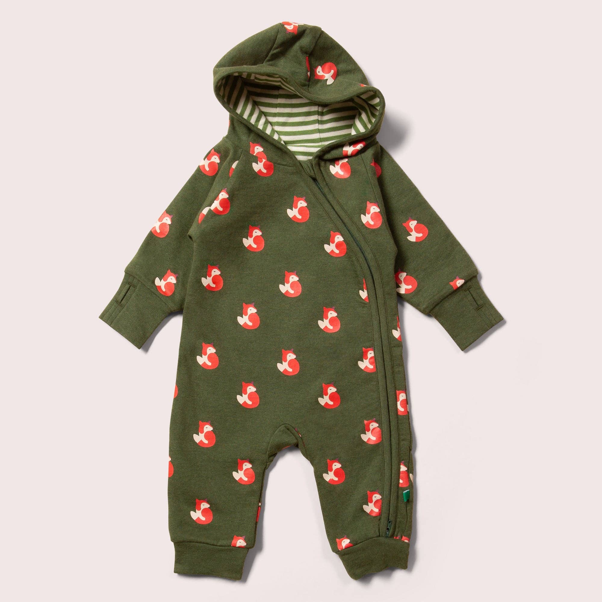 Little Fox Reversible Hooded Snug As A Bug Suit for wholesale on Faire1