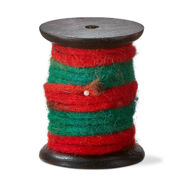 Wooly Fleece Ribbon Spool Multi Christmas for wholesale by tag
