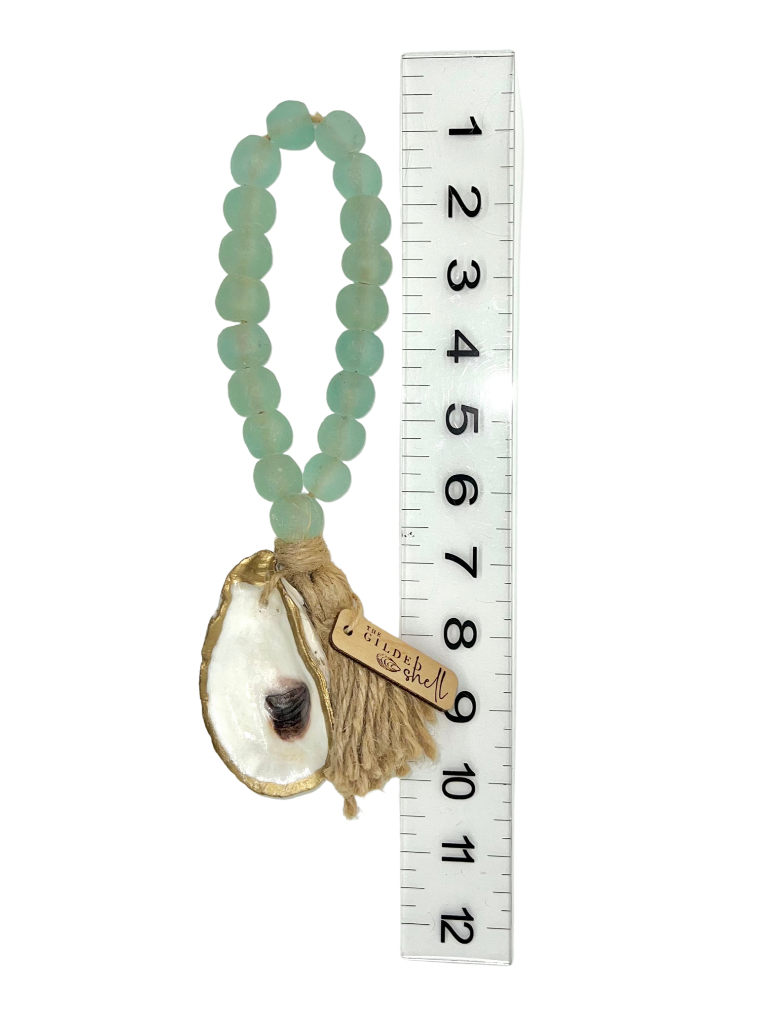 The Gilded Shell - Wholesale Decorative Tabletop Object - The Lagoon - Sea Glass10