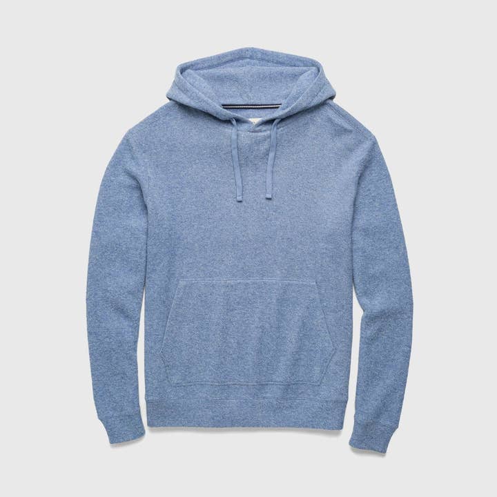 Justin Cashmist Fleece Hoodie - Blue Heather for wholesale by SURFSIDESUPPLY
