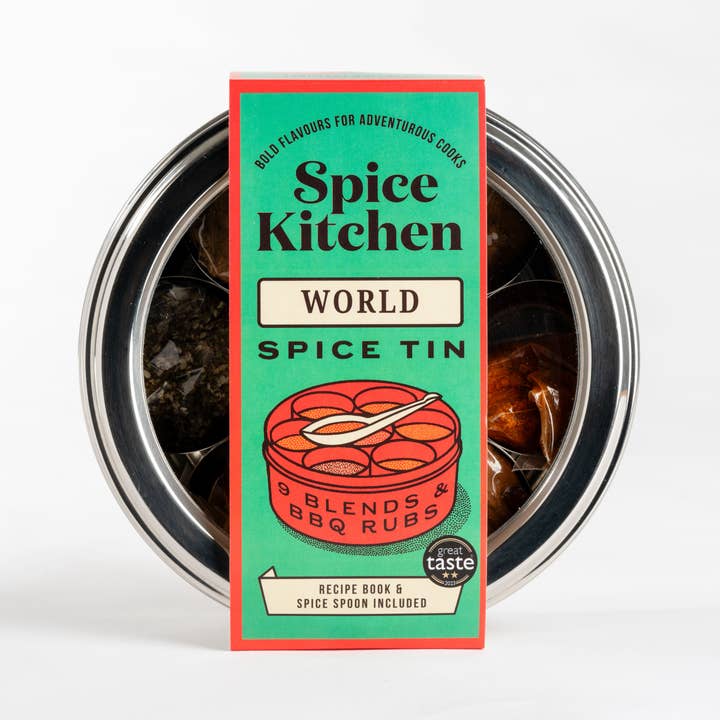 Spice Kitchen - Wholesale Dried Spice Mix - World Spice Tin with 9 Spice Blends and Rubs | Spice Kitchen0