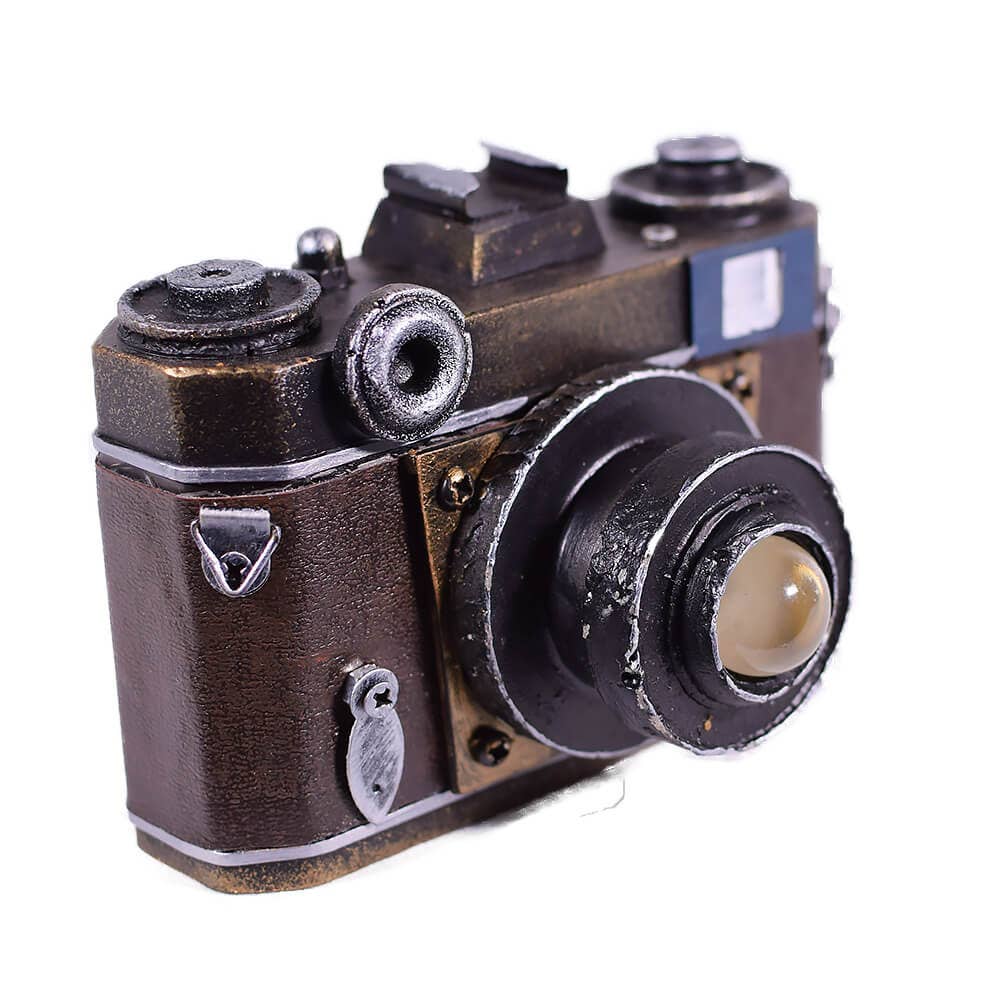 giftland - Vente Décorations de table - Réplique d'appareil photo rétro en métal 11 cm1