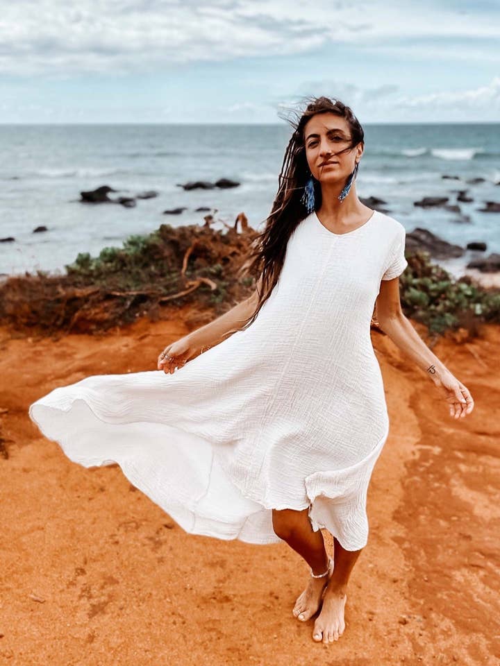 Tee Dress per la vendita all'ingrosso da parte di Cotton Flower Clothing