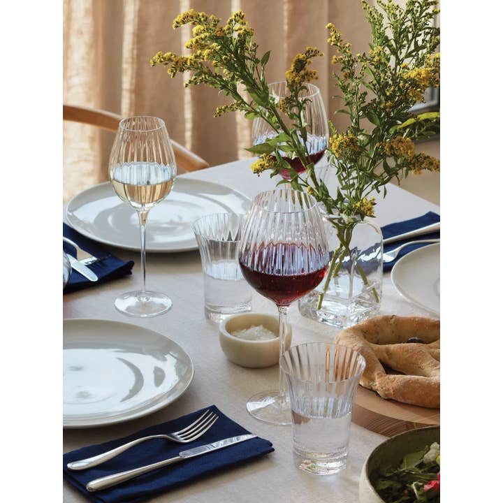 LSA International – wholesale Wine glass – Aurelia White Wine Glass 430ml Clear Optic x 2