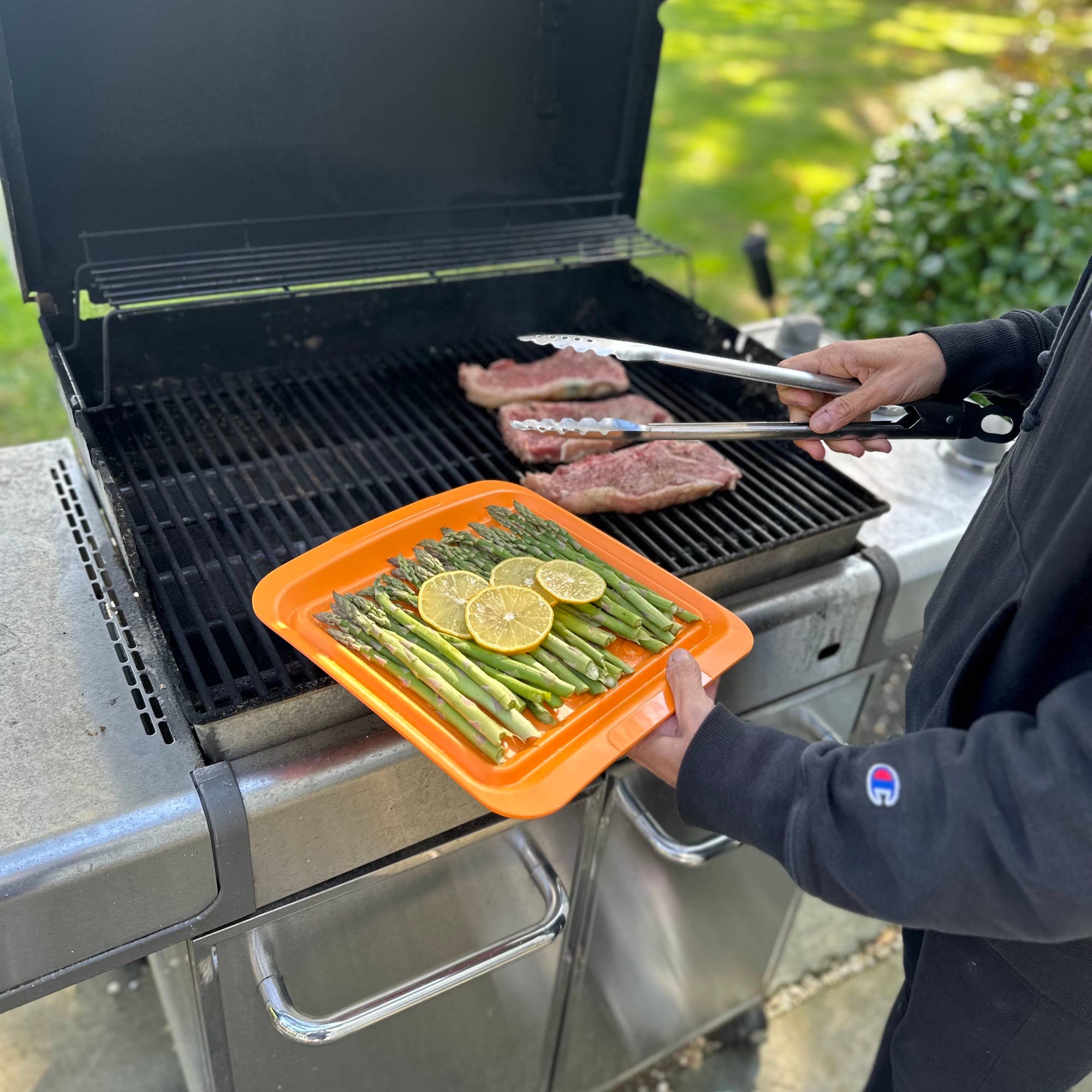 Fox Run Brands - Vente Plateaux de service - Petits plateaux de préparation Outset, ensemble de 2, 10,65 pouces x 10,65 pouces2