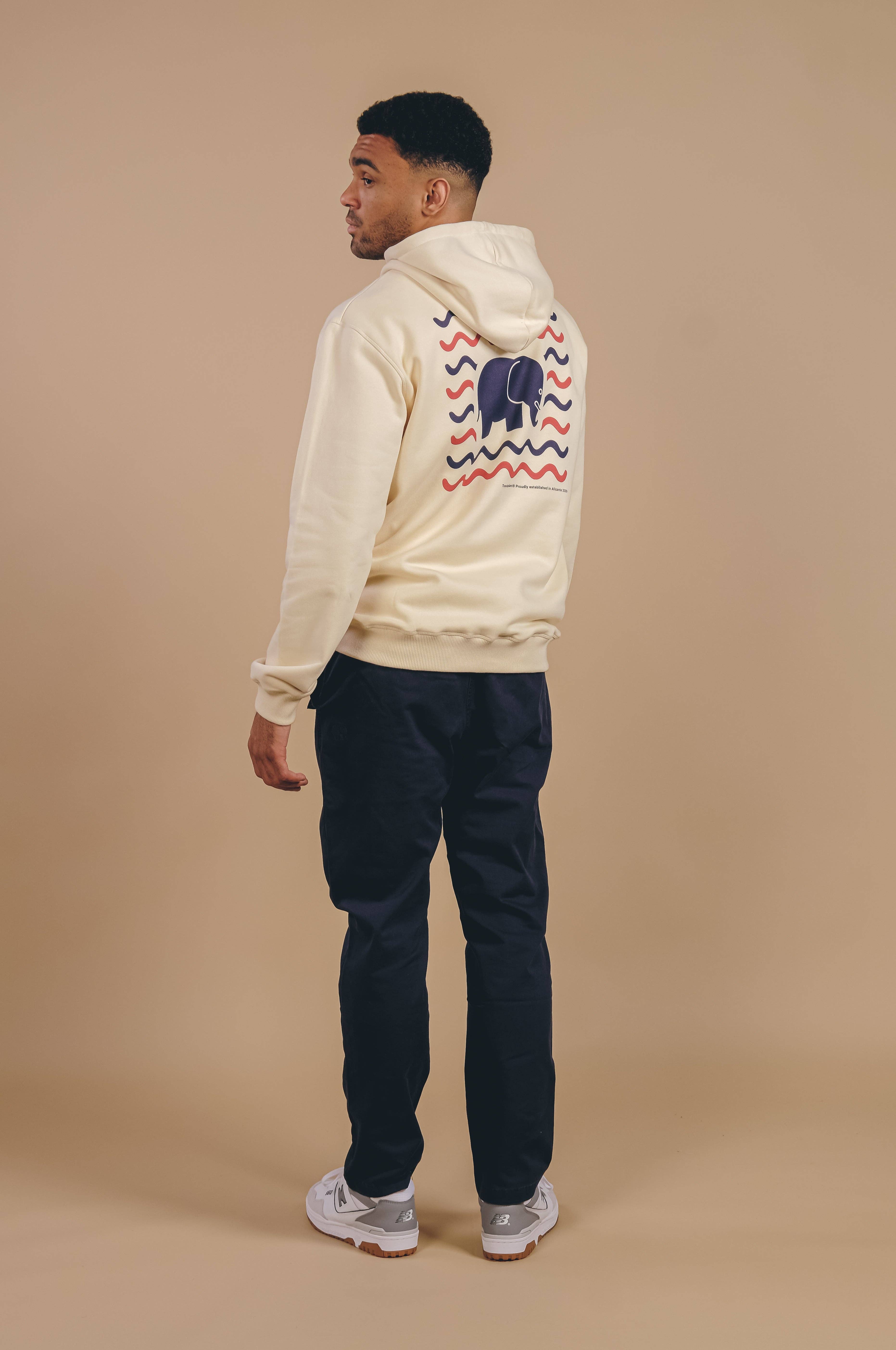 Trendsplant Clothing – Engroshandel Hoodie – Unisex – Explanada Økologisk Hættetrøje i Elfenben7