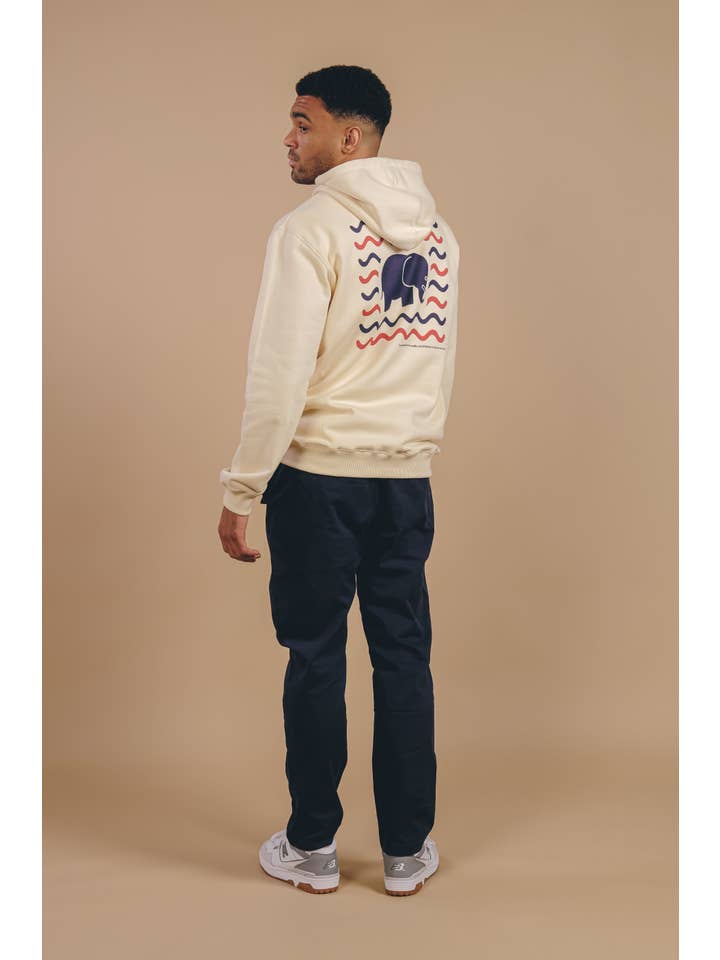 Trendsplant Clothing – Engroshandel Hoodie – Unisex – Explanada Økologisk Hættetrøje i Elfenben7