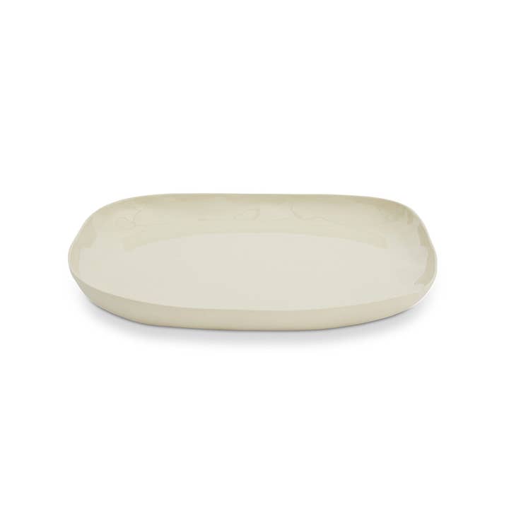 Marmoset Found - Wholesale Dinner plate - Cloud Square Platter Chalk White (L)