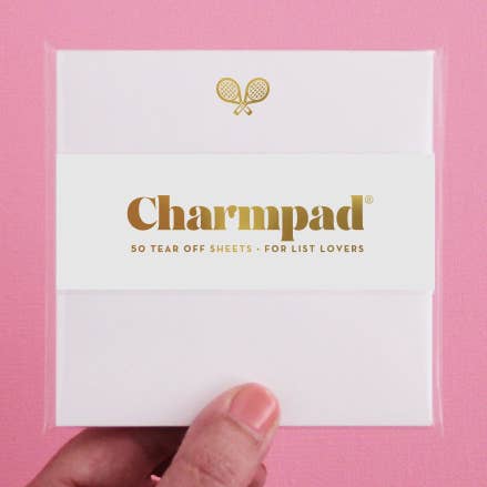 Inclosed Letterpress Co. - Wholesale Notepad - Tennis Charmpad®0
