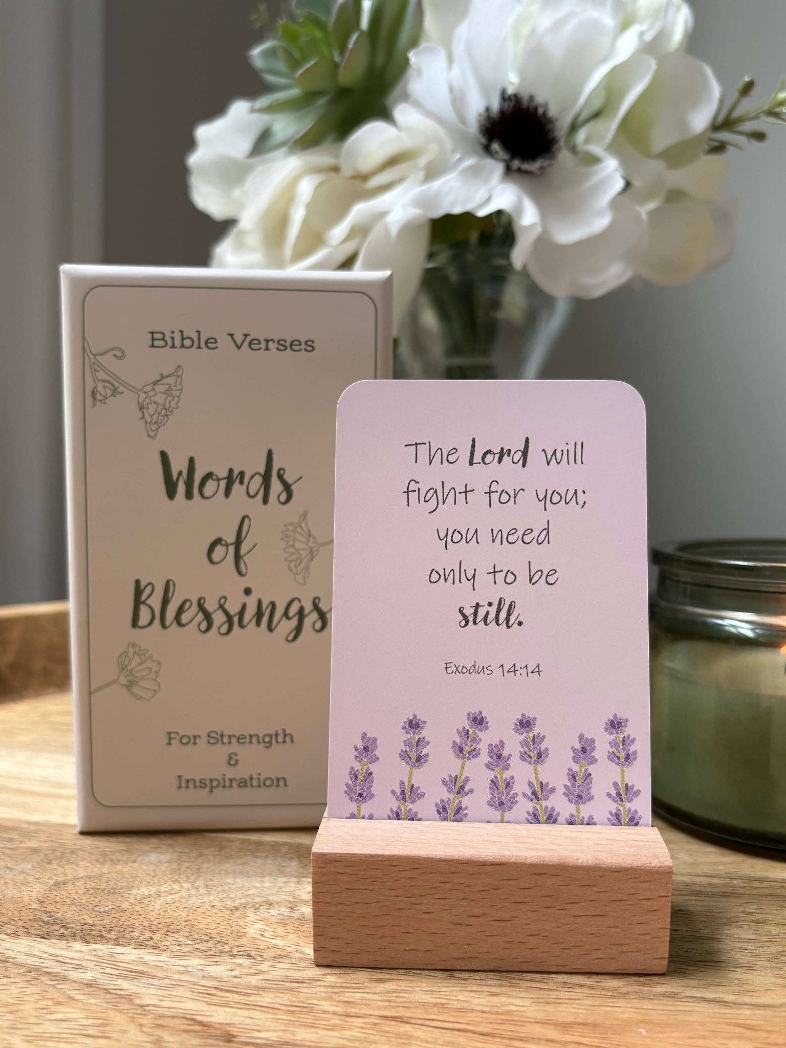 Sent Paper Co. - Wholesale Religious Card - Bible Verse Cards - Words of Blessings - Set of 60 Cards5