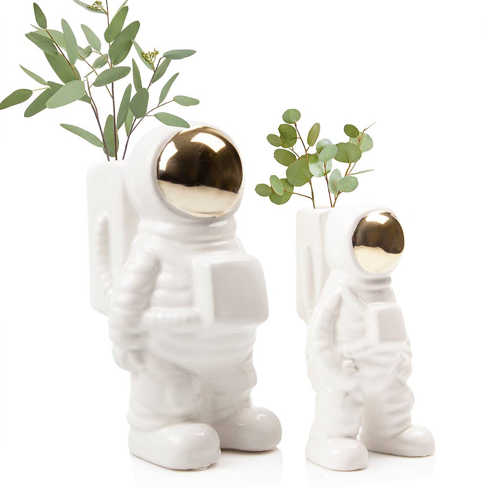 Chive - Wholesale Vase - Astronaut Unique Flower Vase For Flower Arranging White6