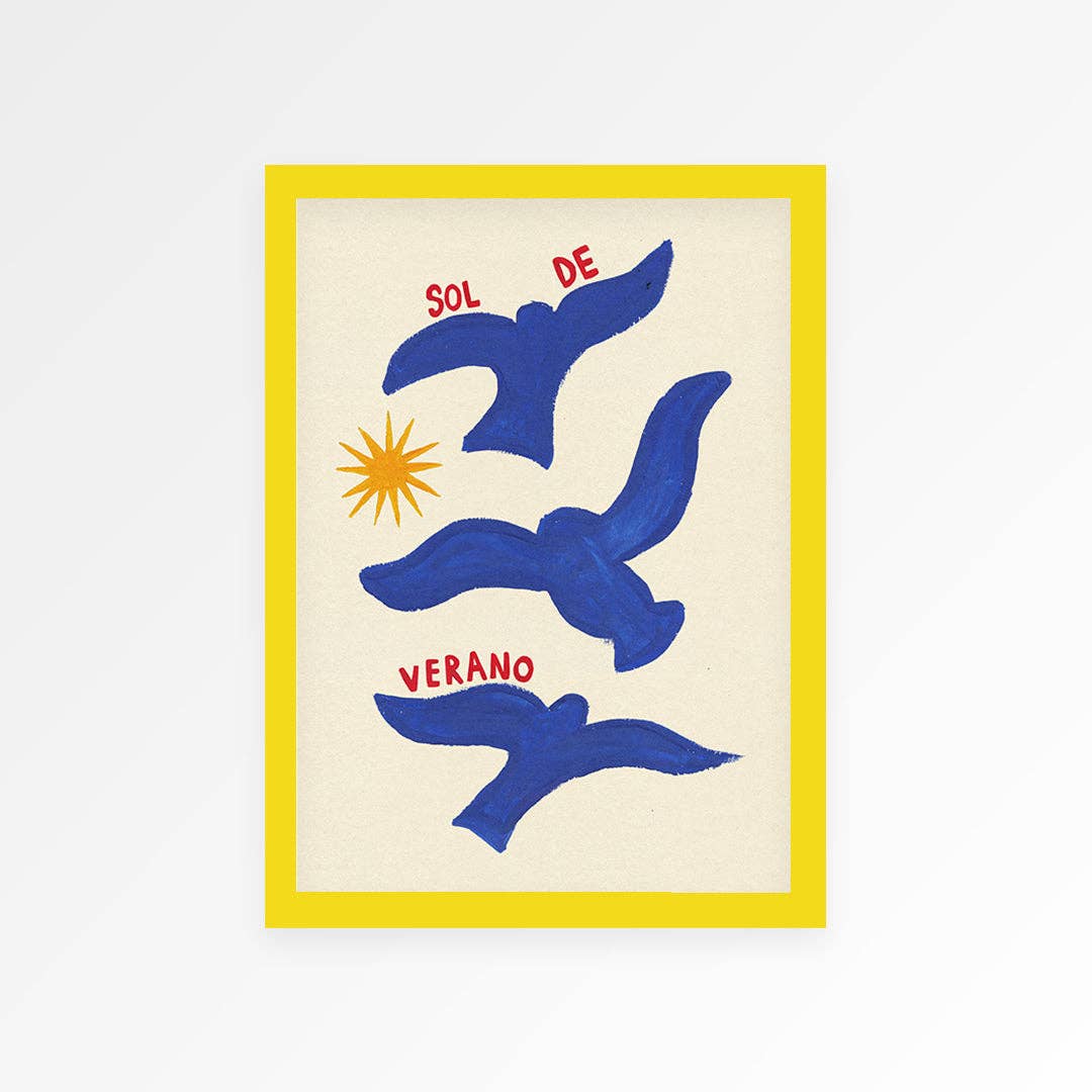 Proper Good – Großhandel Kunstdruck – Handbemalter Druck mit Möwen5