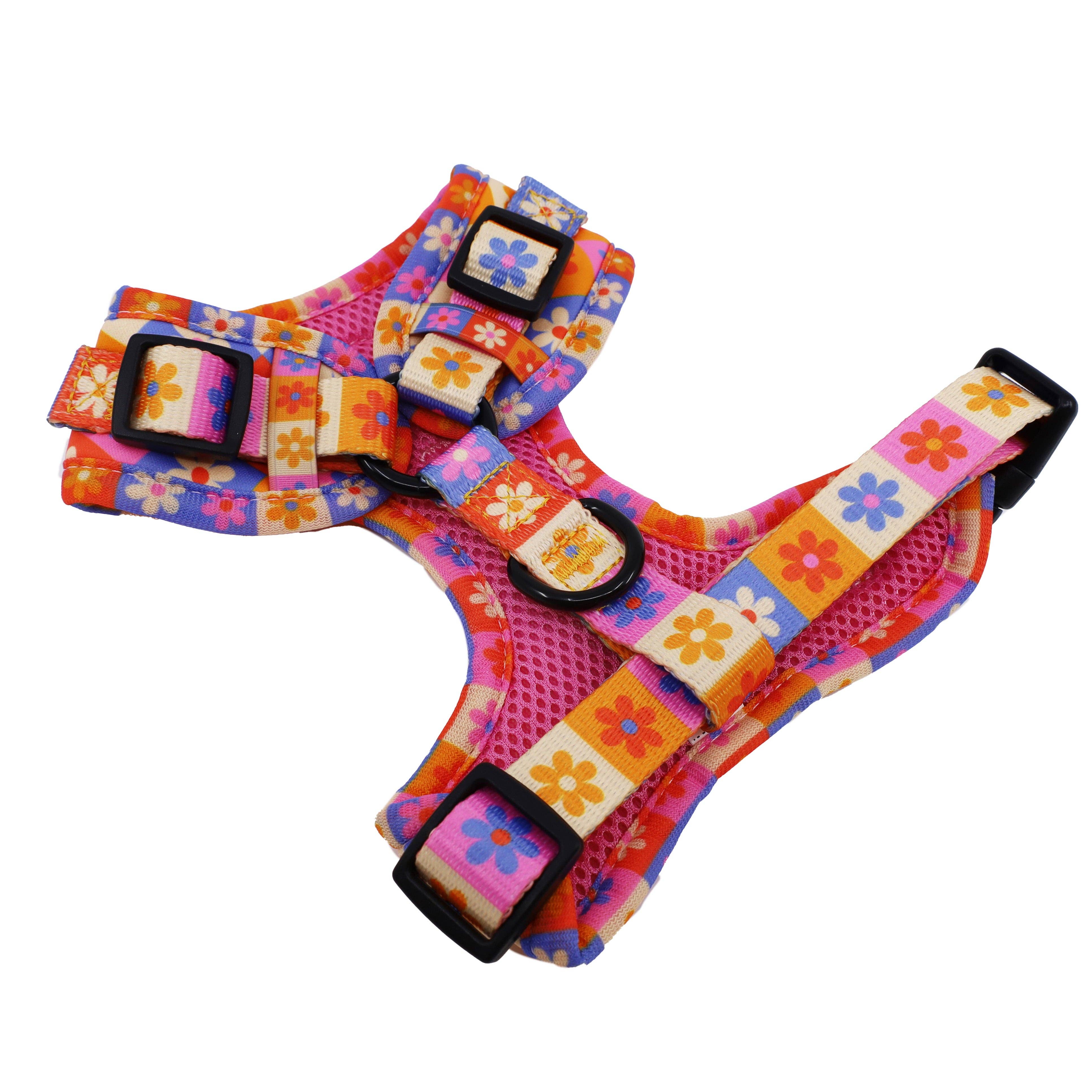 Pablo & Co. Boutique - Wholesale Pet Harness - Dog - Daisies For Days: Adjustable Dog Harness3