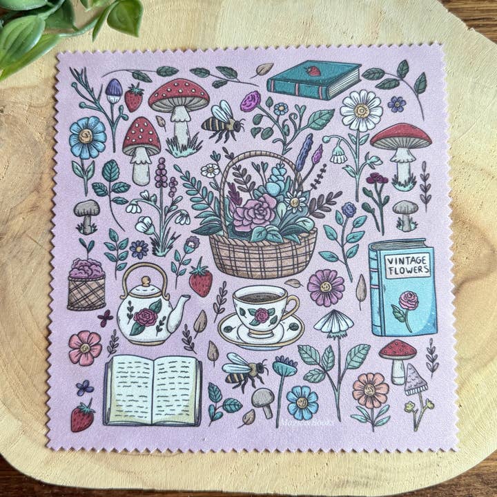Pano de Limpeza Cottage Core por atacado de Magic&Books
