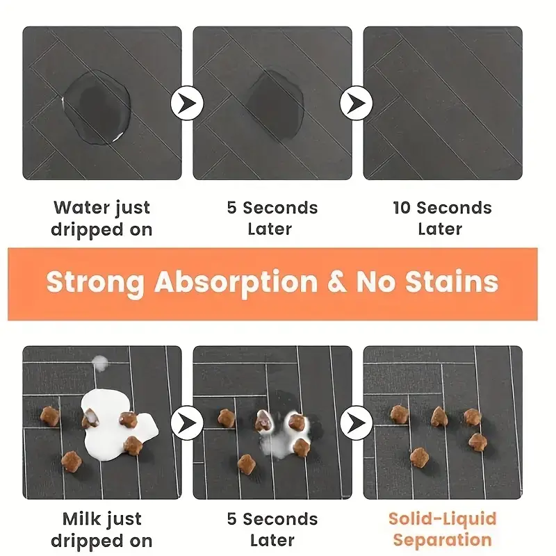 The Dapper Dog Club – wholesale Pet food mat – Dog – Non-Slip Pet Feeding Mat – Absorbent & Stylish4