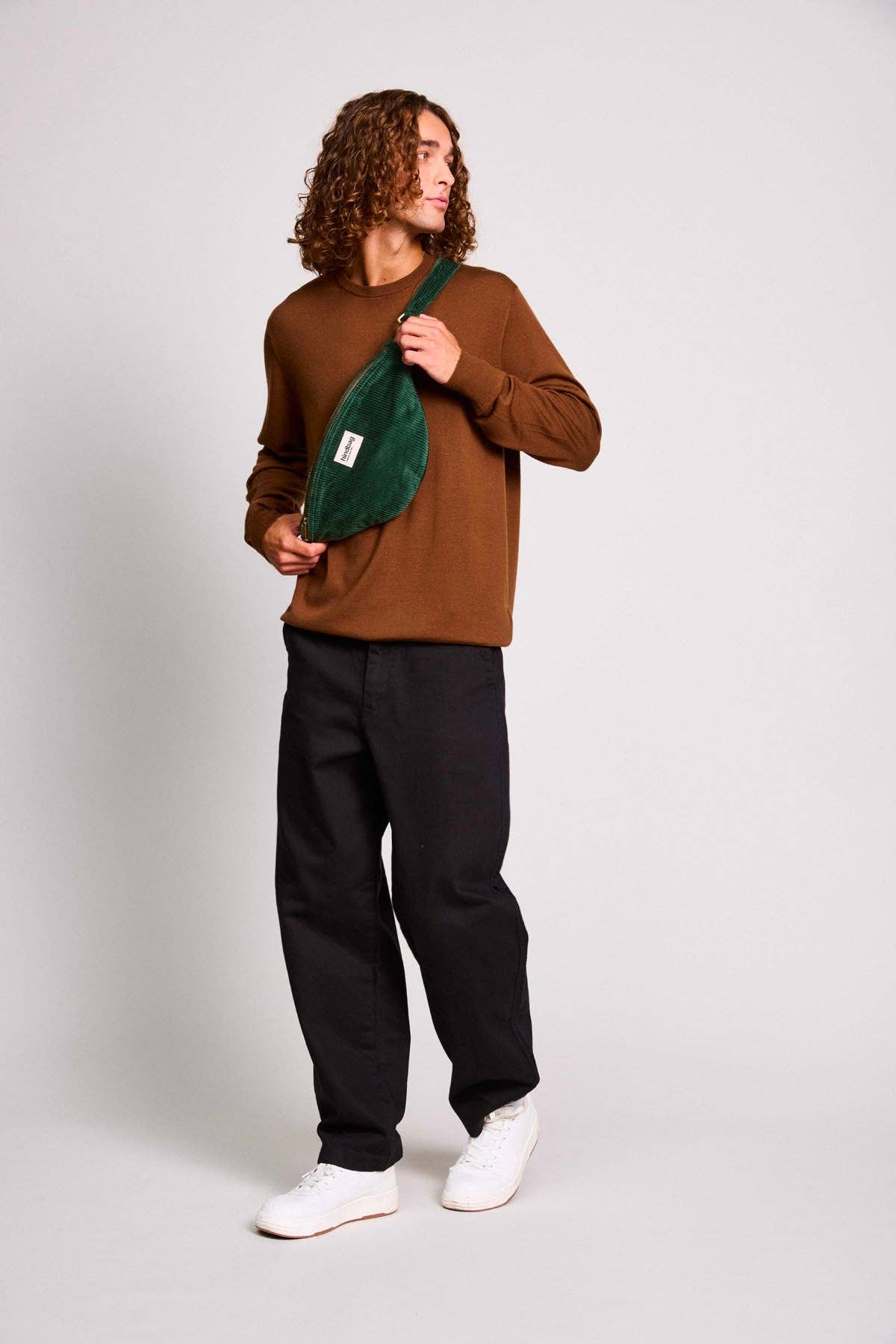 Hindbag – Engroshandel Bæltetaske - Unisex – Bæltetaske Sasha Velours Grantræ1