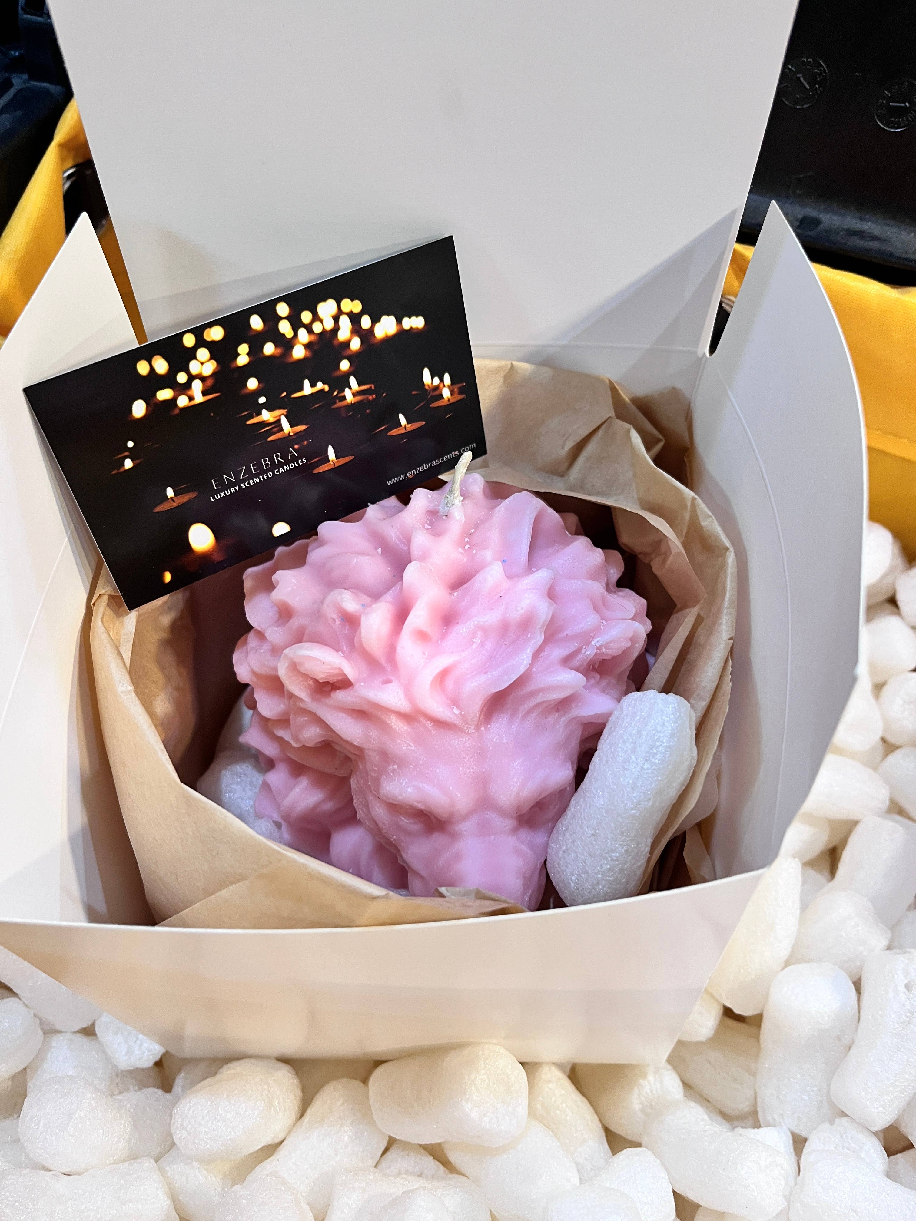 Zebra Industries, LLC - Wholesale Novelty Candle - The Mane Event- Lion Head Candle1