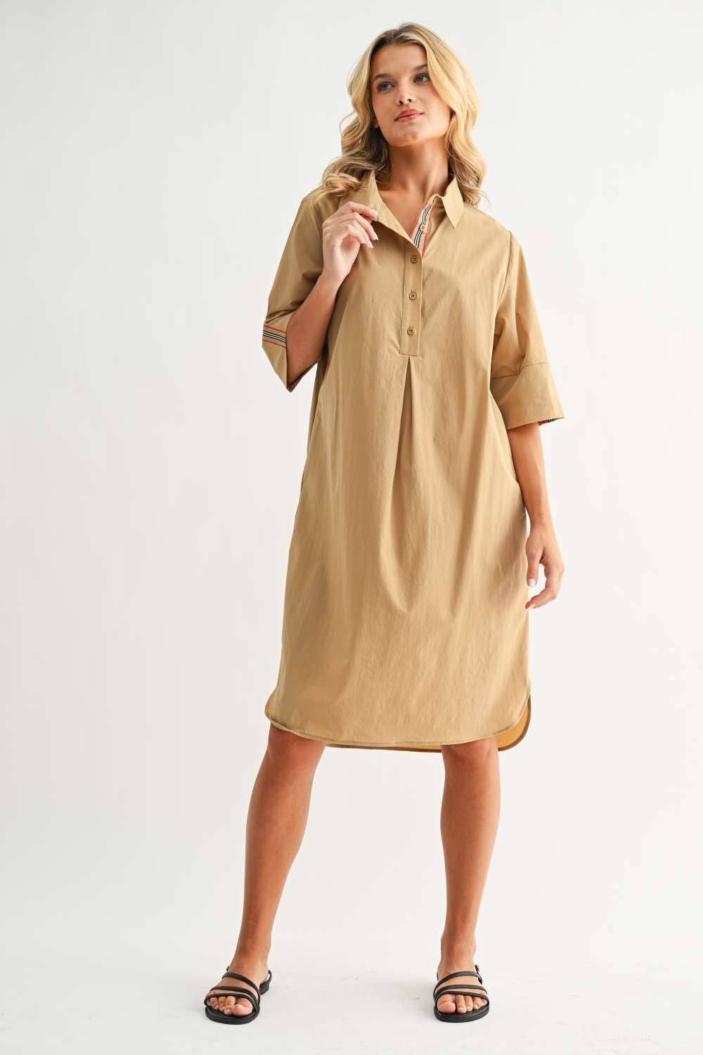 Joh Apparel - Wholesale Dress - Women's - Wendi Woven Tunic Dress46