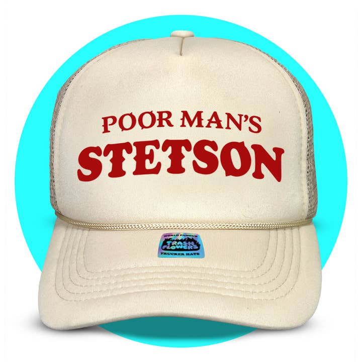 Trash Flowers Trucker Hats - Wholesale Trucker Hat - Unisex - Poor Man's Stetson Trucker Hat