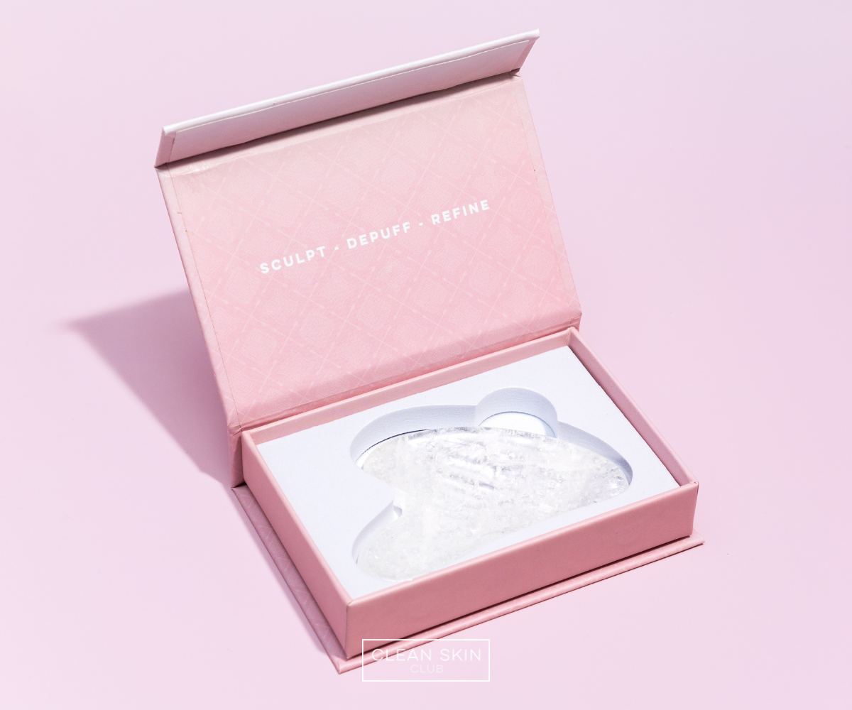 Clean Skin Club - Wholesale Gua Sha Tool - White Quartz Gua Sha Sculpting Stone2