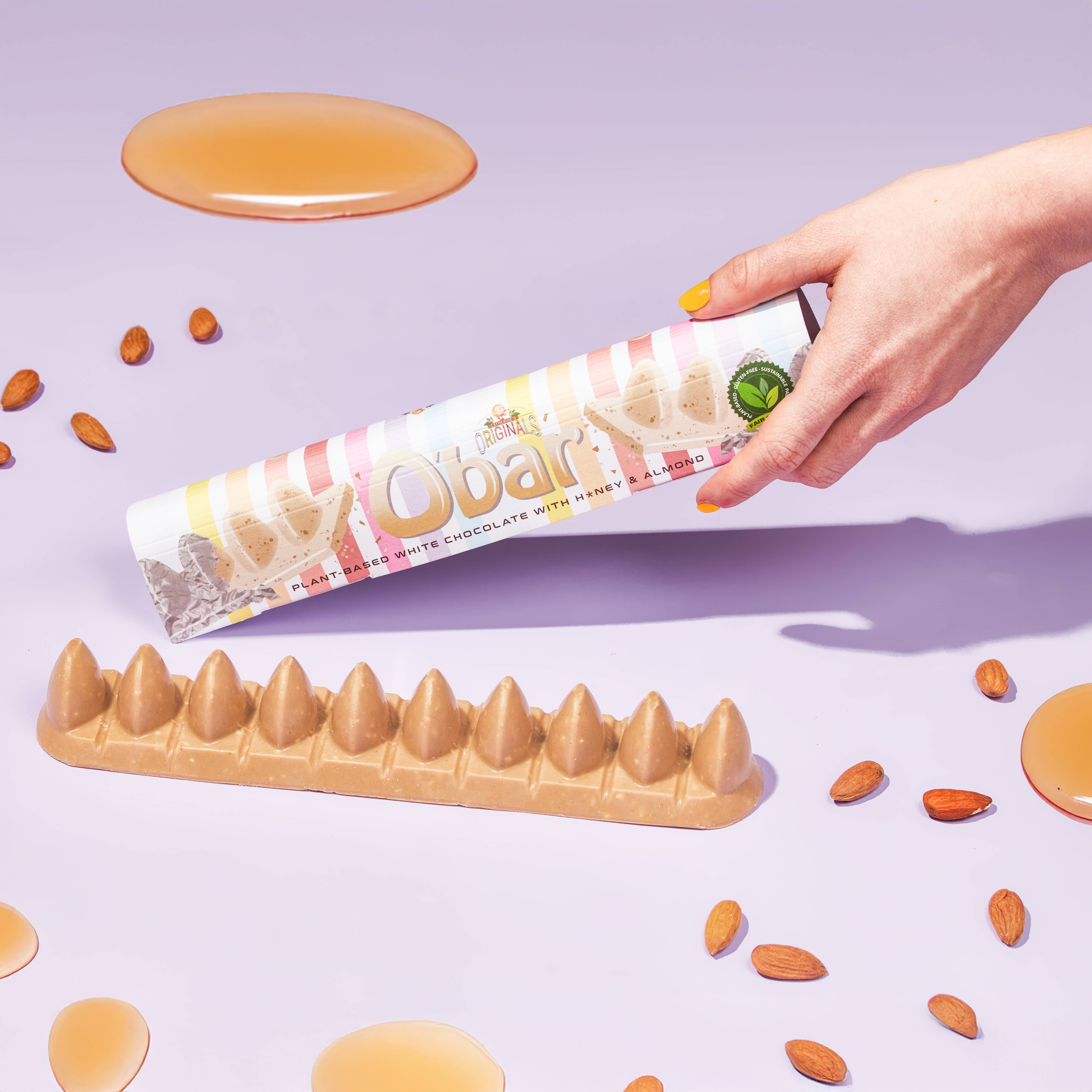 Catherine's Originals – wholesale Chocolate bar –  White O'bar Vegan Chocolate Bar | Catherine's Originals 0