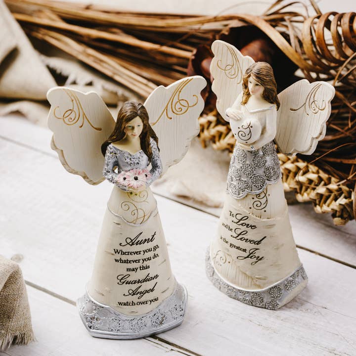 Pavilion - Wholesale Decorative Figurine - Aunt Guardian Angel - 6" Guardian Angel