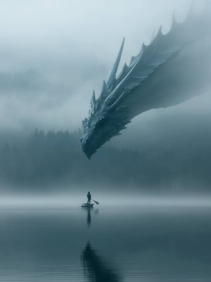 Real Close Cryptid Encounter - Cryptozoology Cryptidcore 8"x10" Artwork for 11"x14" Frame for wholesale by Mowbi