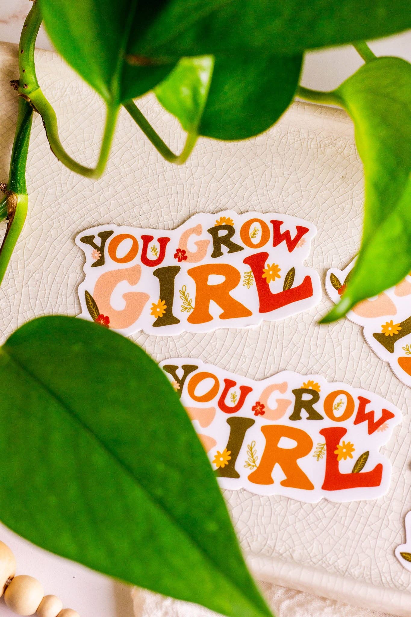 The Print Pantry - Wholesale Sticker - You Grow Girl Sticker3