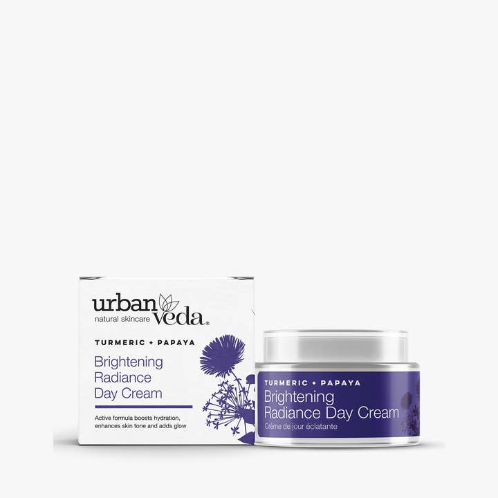 Aufhellende Kurkuma- & Papaya-Strahlkraft-Tagescreme für alle Hauttypen 50ml Urban Veda für den Großhandel von Urban Veda