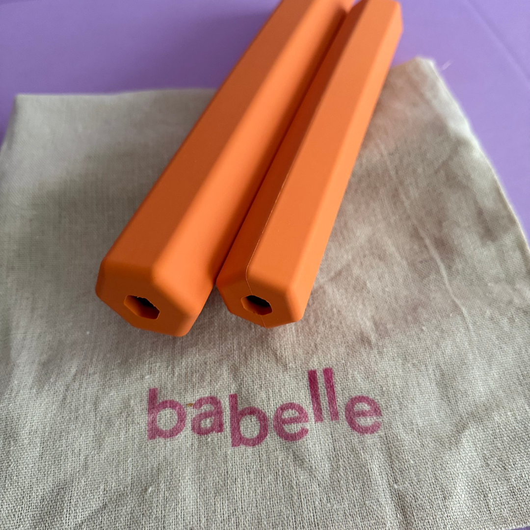 Babelle For Dogs - Wholesale Pet Chew Toy - Dog - The Treat Tube - Pet Enrichment toy - orange2