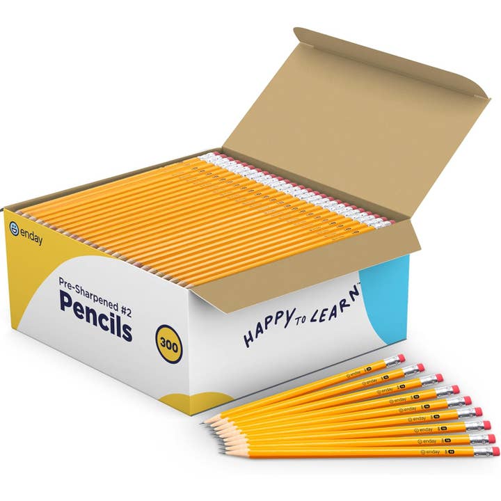 2 Premium Presharpened Pencil (300Pack) for wholesale by enday