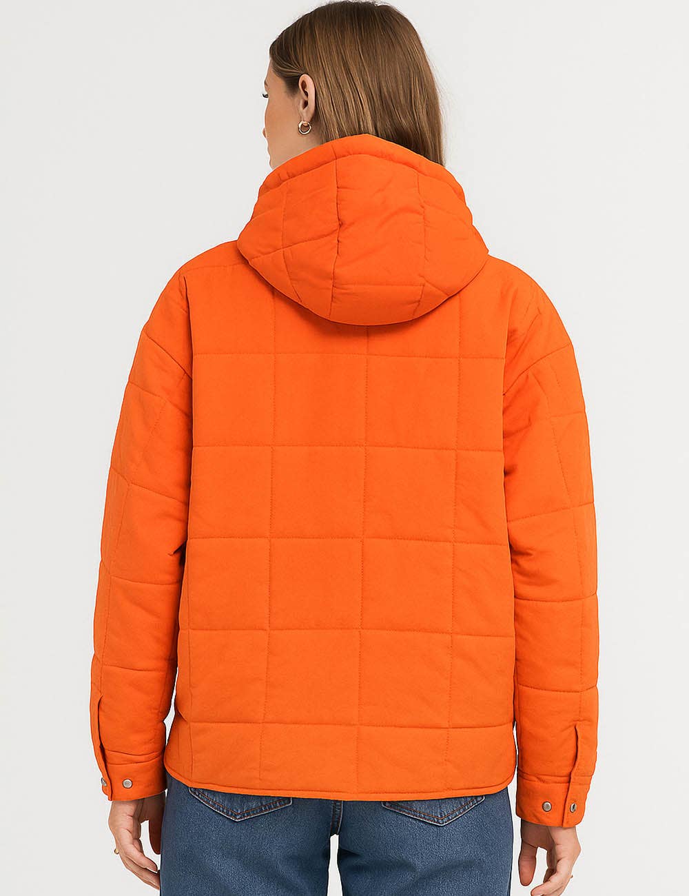 Sweetkama – wholesale Puffer jacket – Women’s – Ladies Button Pullover Hooded Padded Puff Jacket SKT475511