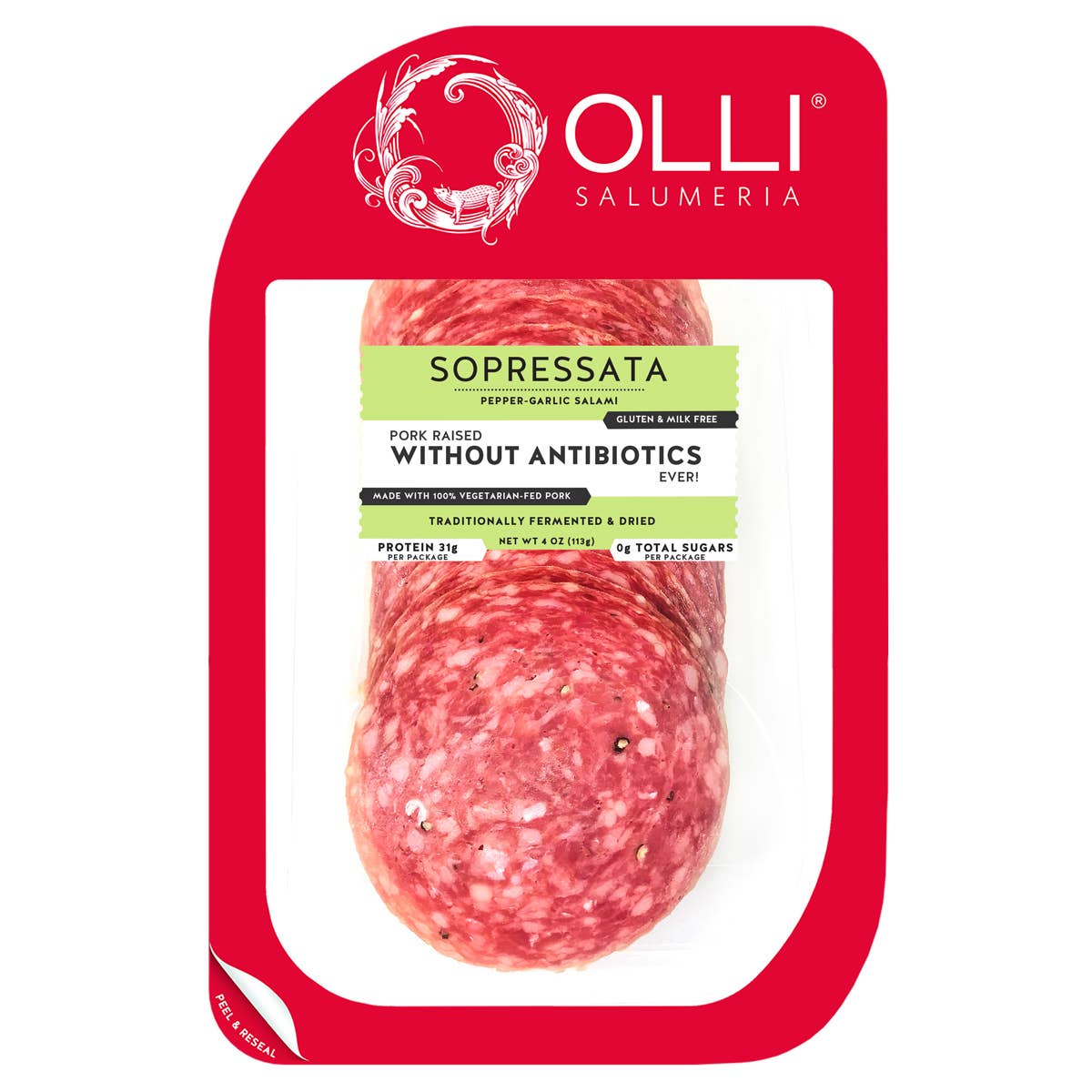 Keystone Cheese - Wholesale Salami - Sliced Sopressata Salami