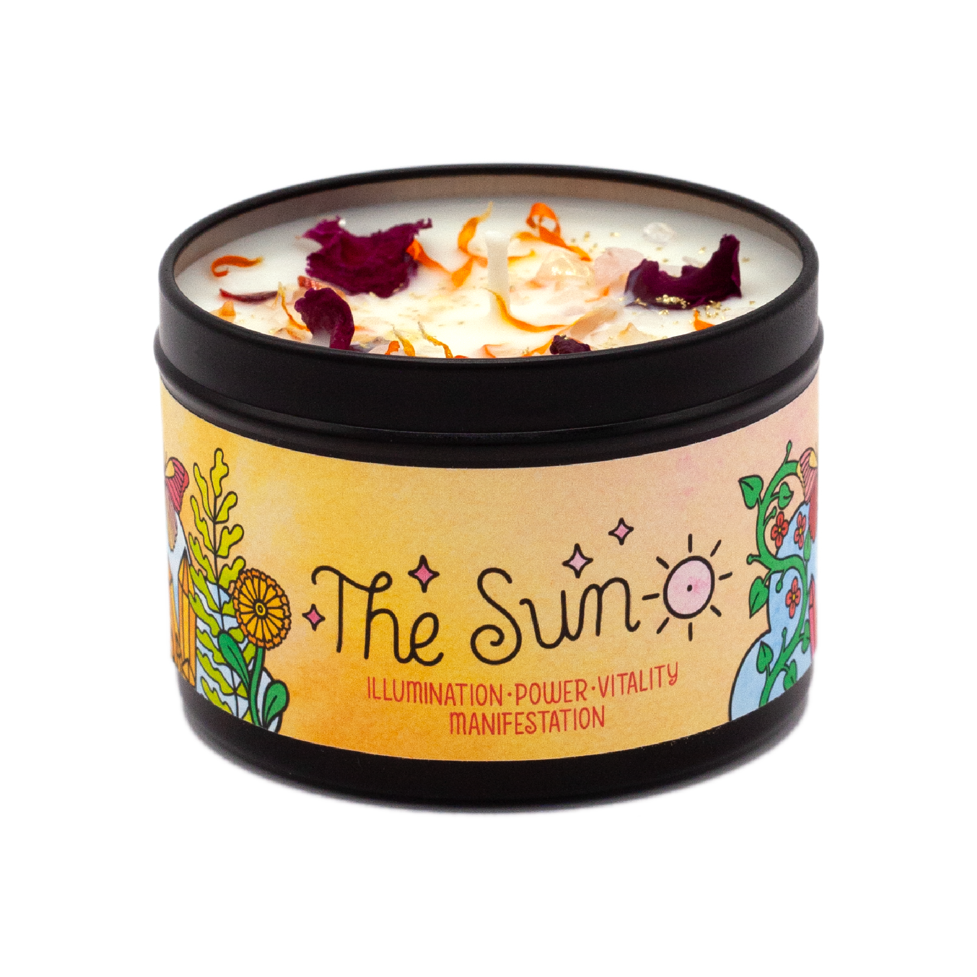 Rachel Beyer - Wholesale Travel Candles - The Sun Aromatherapy Soy Candle - Orange Floral15