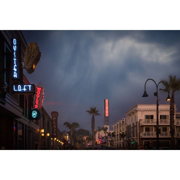 California's Iconic Pismo Beach At Night | Coast Landscape for wholesale by Richard Miles Photos