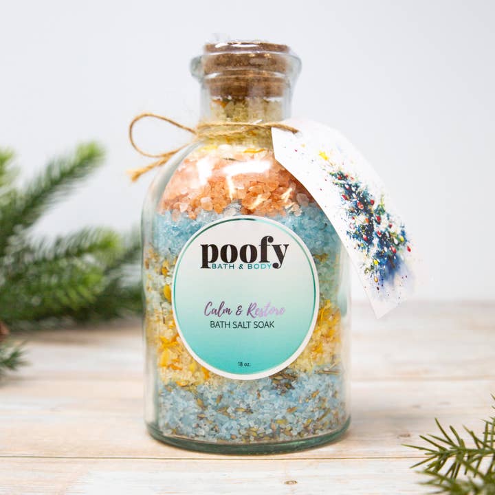 Sel de Bain Apaisant & Réparateur pour la vente par Poofy Organics
